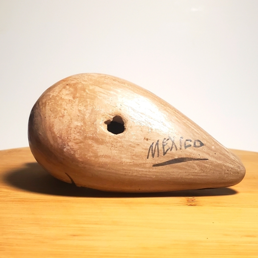 VINTAGE Tonalá Pottery Bird Figurine MCM Mexican Ceramic Folk Art EUC - Picture 9 of 14